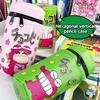 Crayon Shin-Chan Hexagonal Zipper Vertical Pencil Case Creative Cartoon Student Large Capacity Stationery Bag