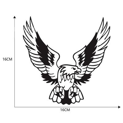3D Car Sticker  Eagle On Car Funny Wild Animal Stickers And Labels Viny