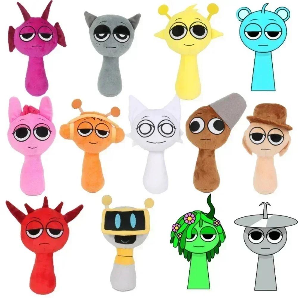 Sprunki Sprunki Plush Toys Game Incredibox Plushie Doll Figures Cartoon Stuffed Animals Ornament Pillow Christmas Birthday Gift