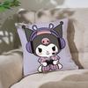 Cute K-Kuromi Pillow Case Cushion Cover Soft Cute Throw Pillow Case For Car Sofa Pillowcase Polyester With Zipper