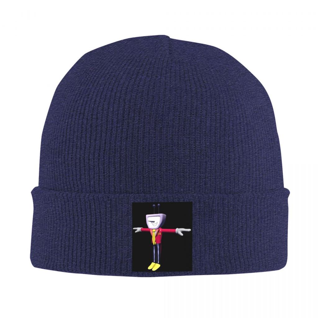 Deltarune Tenna TV Time Warm Knitted Cap Winter Knit Bonnet Hat Skullies Beanies Hip Hop Caps for Unisex
