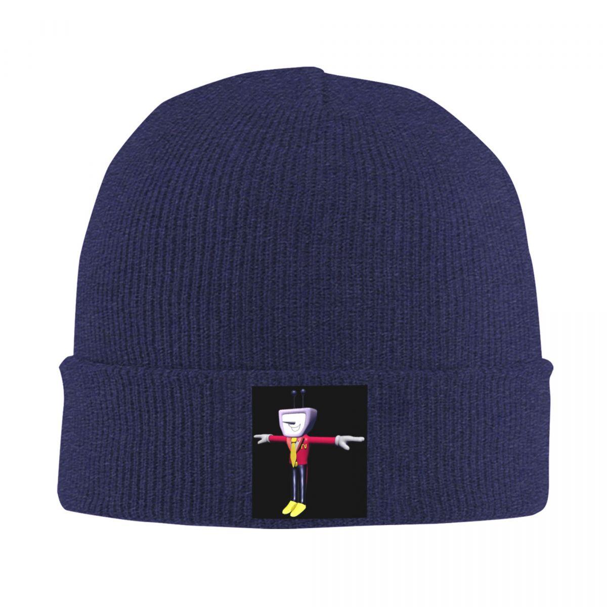 

Deltarune Tenna TV Time Warm Knitted Cap Winter Knit Bonnet Hat Skullies Beanies Hip Hop Caps for Unisex One Size
