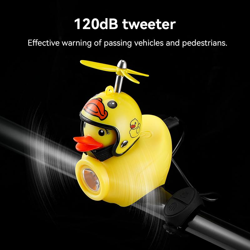 

Велосипедные фары Желтая утка Ночной ходовой фонарь Утка Бамбук Стрекоза Фонарик Декоративные огни для электромобилей жёлтый