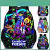 Bunter Roblox Rainbow Friends Schulrucksack Aus Atmungsaktivem Nylonmaterial