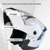 Unisex Warm Double Visor Flip-up Helmet for Electric Scooters & Motorcycles