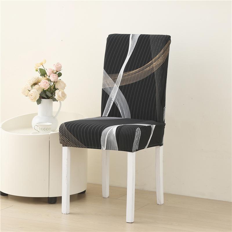 Chair Cover Elastic Chair Cover Printed Hotel Household Universal In All Seasons