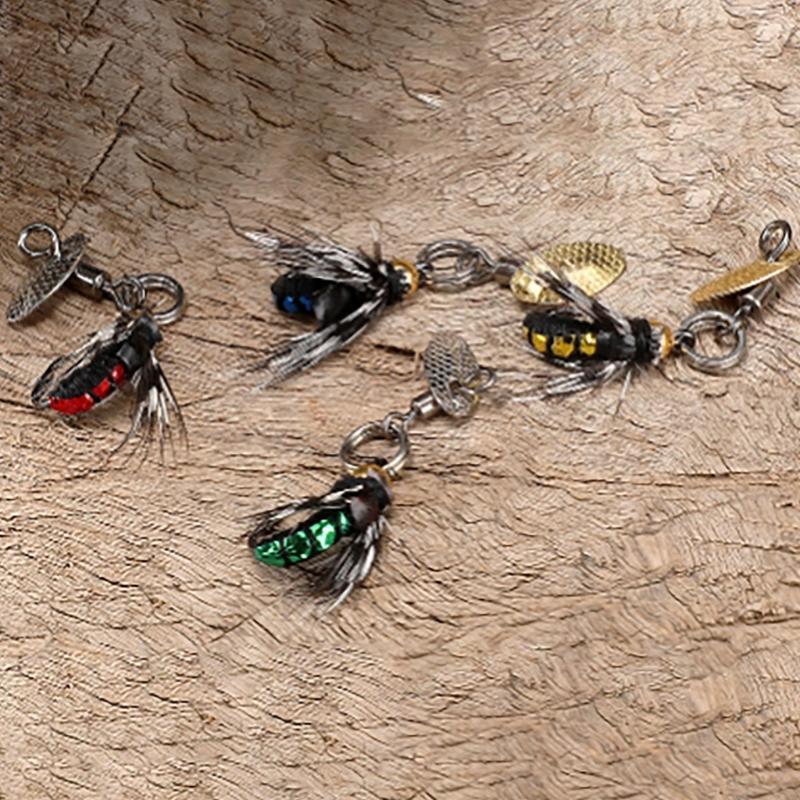 5pcs Fly Fishing Flies Decoy Baits Lightweight Artificial Insects Fishing Baits