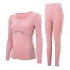 Women's Thermal Underwear Set Solid Color Base Layer Long Johns Winter Fall Casual