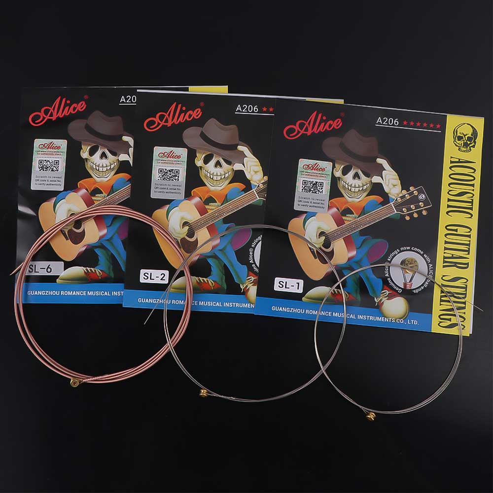 0.28mm Alice Guitar Strings 0.11inch Guitar 6 Strings Acoustic Guitar Strings Music Enthusiasts