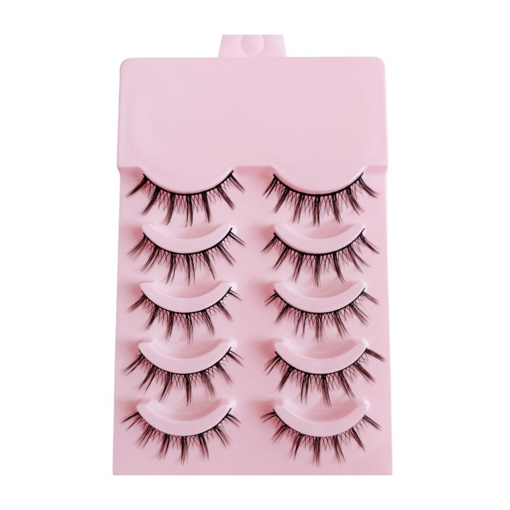 5/10 Pairs Soft False Eyelash Extension Dramatic Mink Eyelashes Beauty Faux Cils  Eyelash Extension
