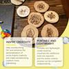 Pyrography Marker Pen Wood Pyrography Pen Burning Effect Pen Wood Marker Art Marker Pyrography Pen  Pen 1.5ml