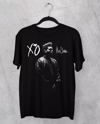 The Weeknd Rap Logo Tshirt Black Short Sleeve Signed S To 5Xl Unisex T-Shirt
