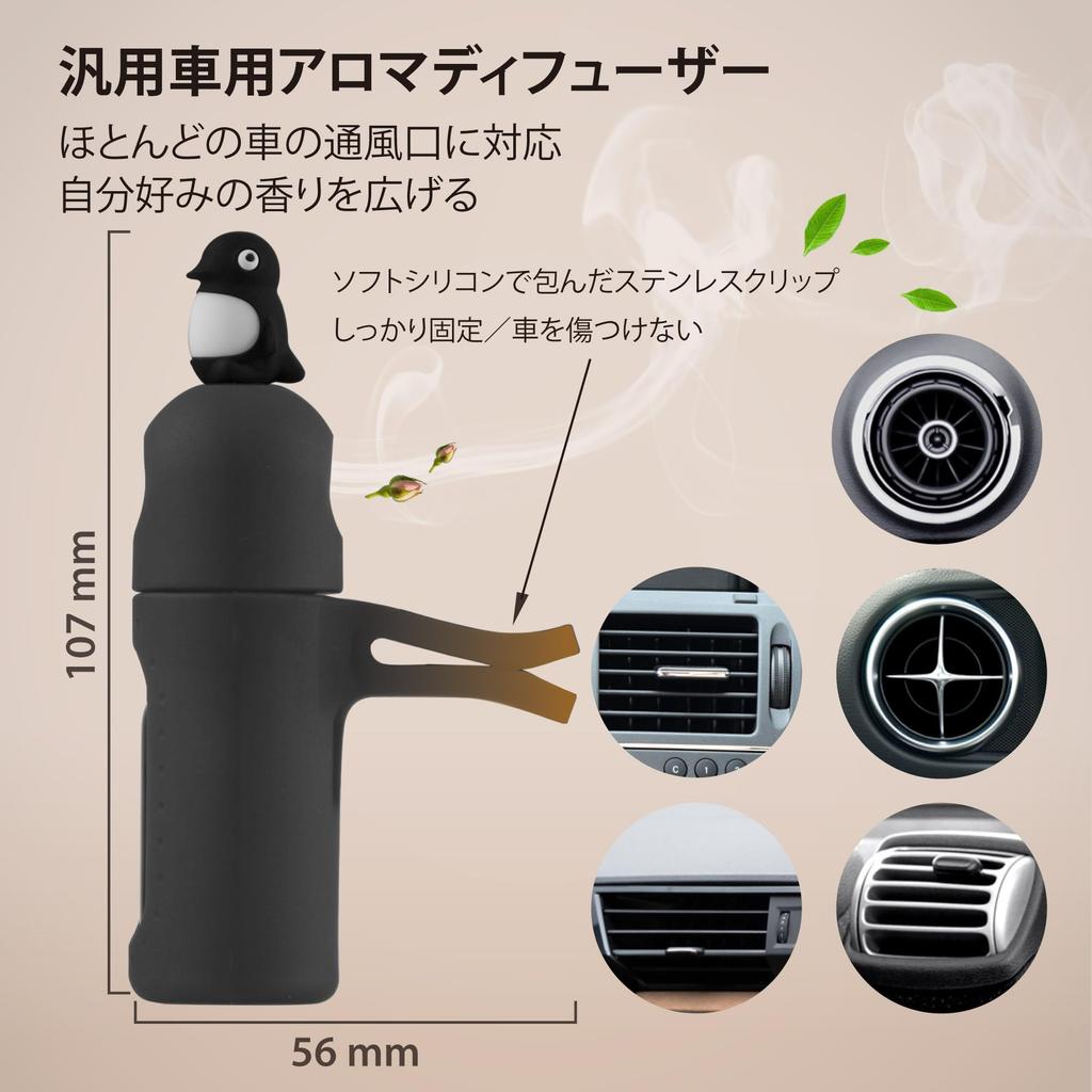 NEW BONE Car Aroma Silicone Cover Clip Aroma Holder Car Refill