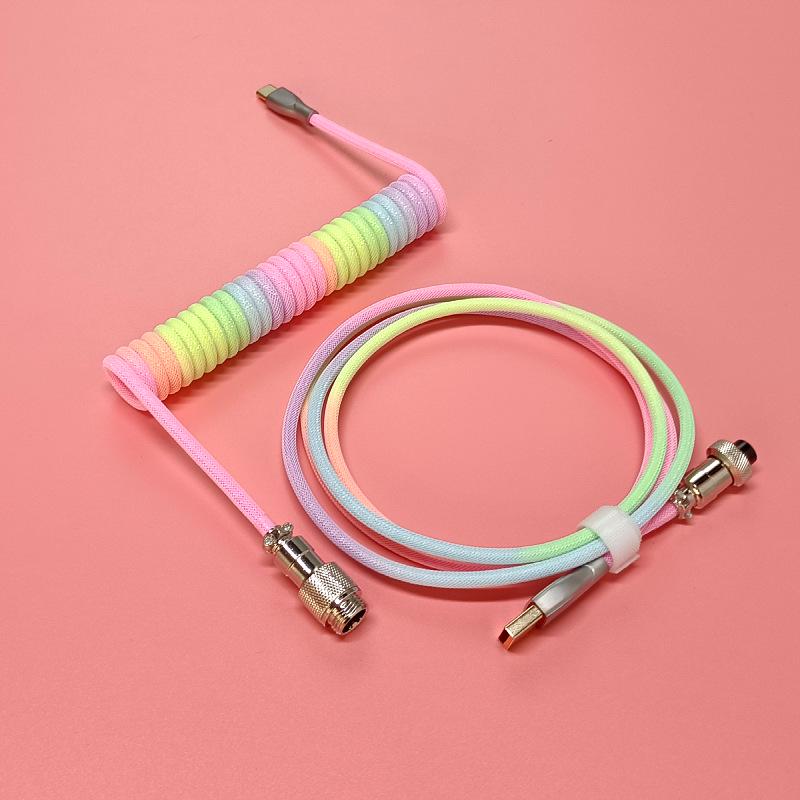 Custom USB 8K Mechanical Keyboard Cable with Magnetic Switch and Aviation Connector for Gaming