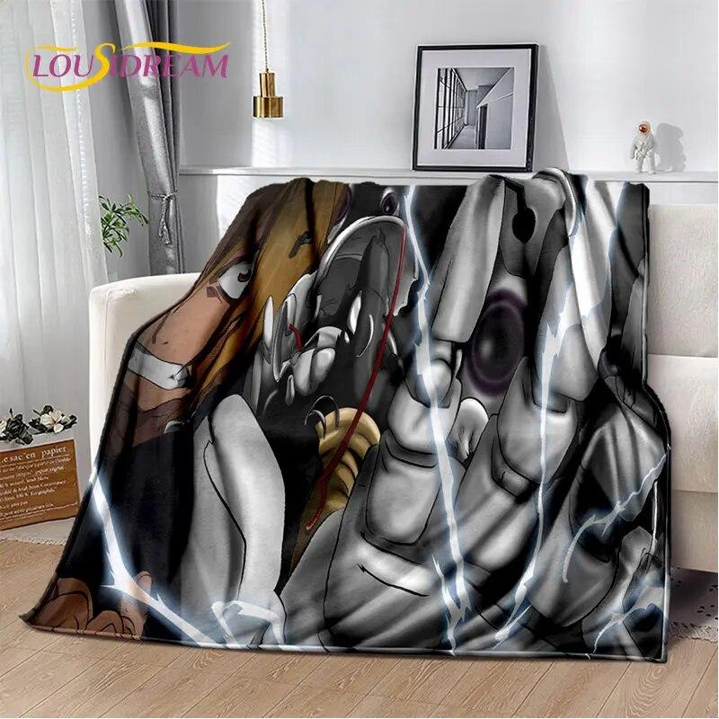 Fullmetal Alchemist Anime Cartoon Soft Plush Blanket,Flannel Blanket Throw Blanket for Living Room Bedroom Bed Sofa Picnic Cover