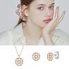 Sunrise Necklace + Earrings Set (Set-J0-0329)