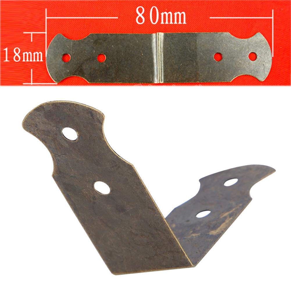 50PCS Wooden Case Corner  or Jewelry Box   Cover Guard Bronze   Corner