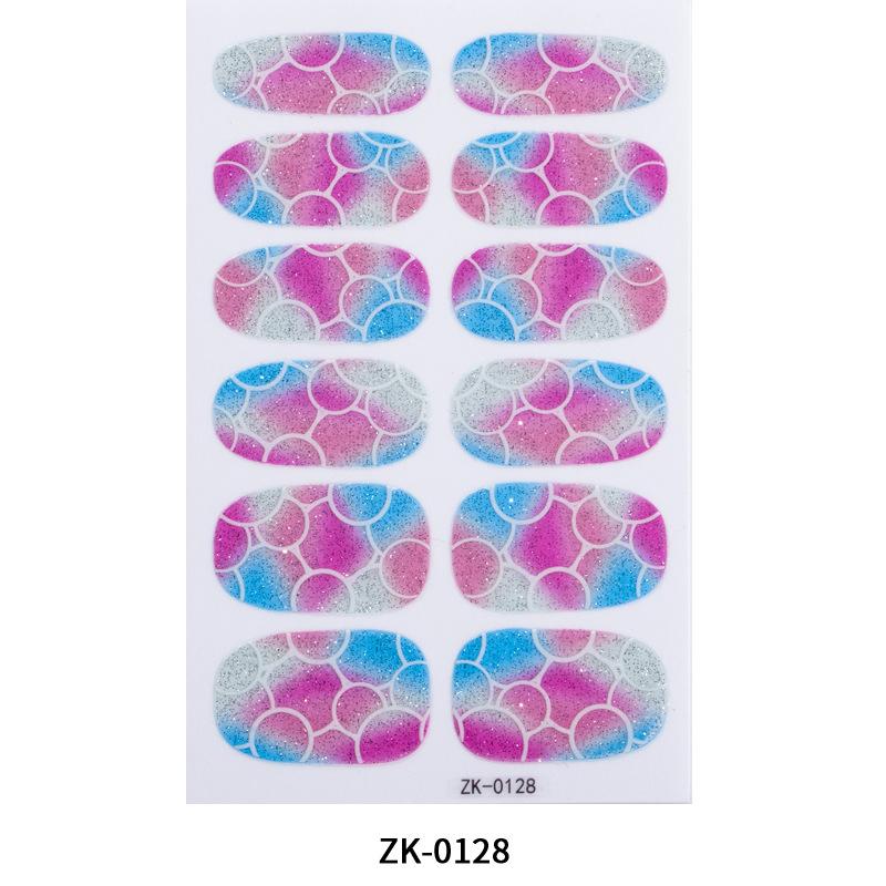 Neue Nail Art Sticker Cartoon Niedliche Zwiebel Rosa Liebe Wasserdichte Nagelaufkleber Vollständiger Aufkleber