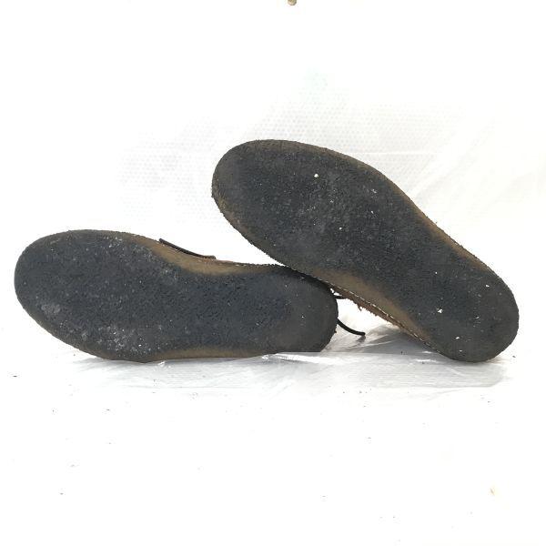 Punto Pigro Crepe Sole Leather Suede Boots 41 25.5-26.0 Brown Desert Boots Shoes