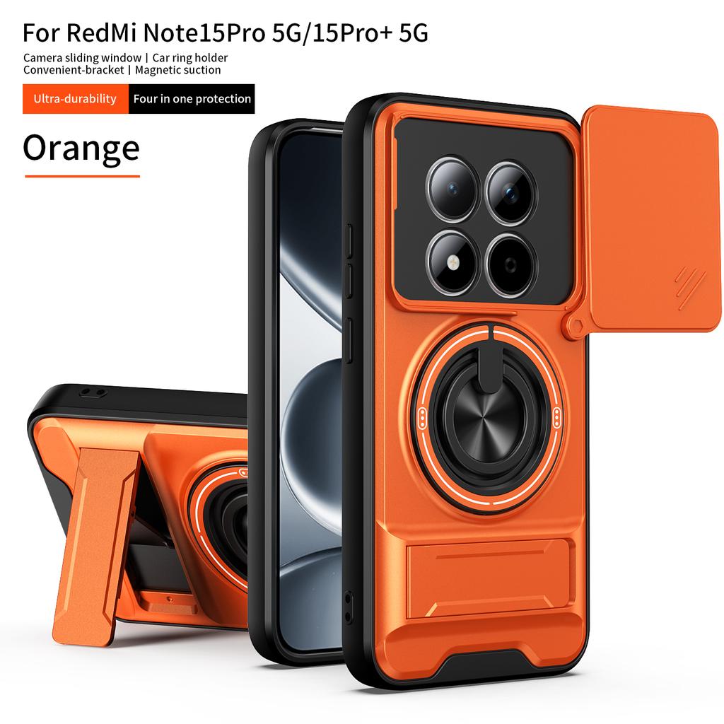 For Xiaomi Poco M8 Pro Case Poco M8 Cover M8 Pro Phone Case Magsafe Magnetic Fold Holder Military Armor Camera Protection Cover