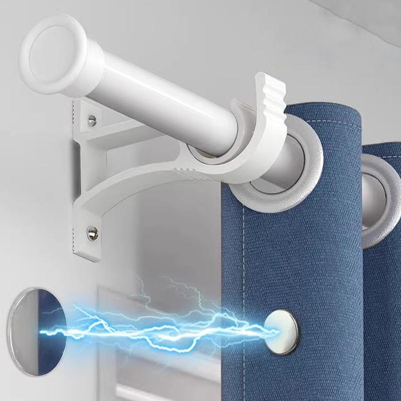 Metal Curtain Magnetic Closure Wall Mounted Magnetic Buckle Shower Curtain Magnet Clips Detachable Window Screen Fixed Fastener