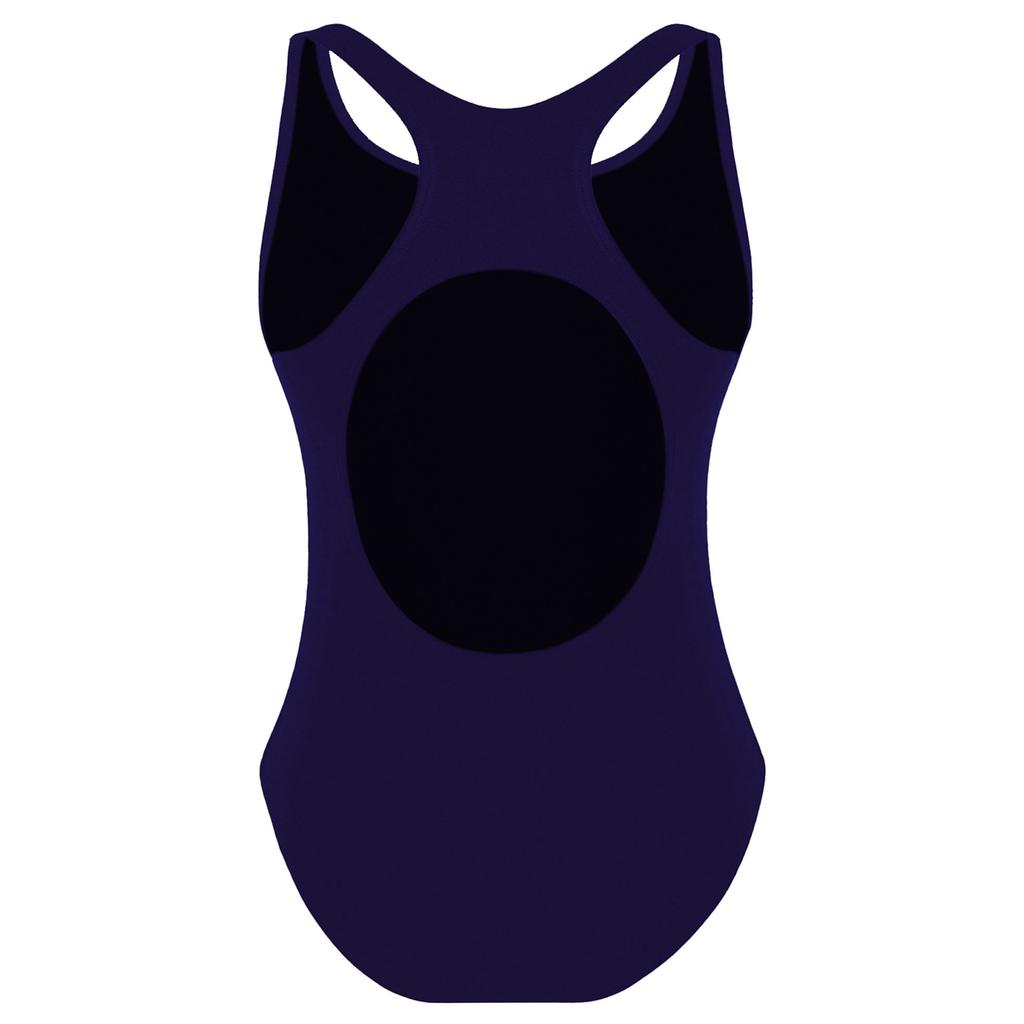 Kids Girls Sleeveless Racer Back Leotard Swimsuit with Keyhole Design Stretchy Monokini for Beach Bathing