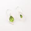 Peridot Gemstone Earrings925 Stamped Silver Handmade Jewelry Gift For Girlfriend EE-163-14