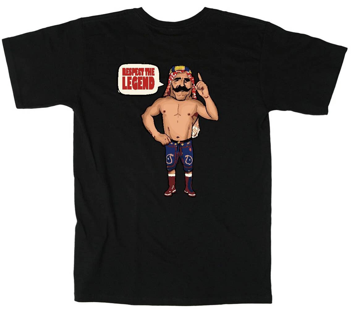 Iron Sheik Respect The Legend Long Short Sleeve T-Shirt XXXXL
