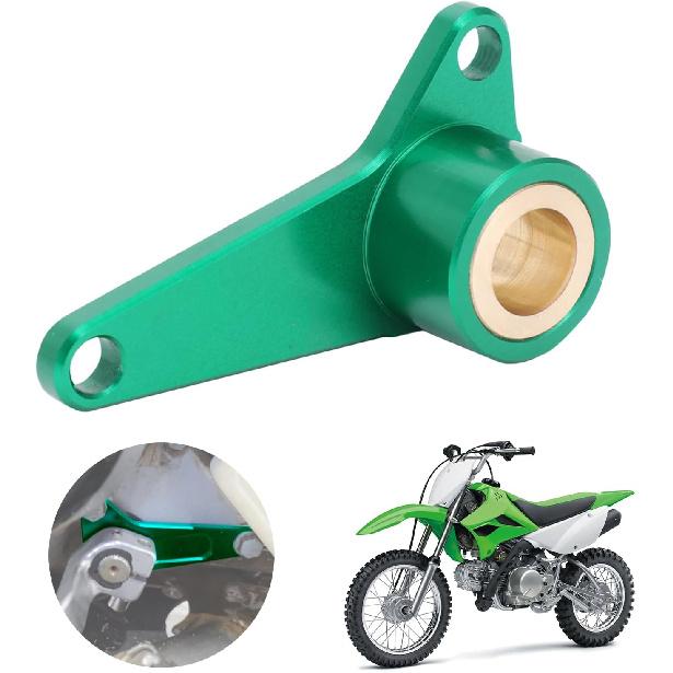 Motorcycle Shift Shaft Brace Shifter Support Brace Holder CNC for KLX 110 110L KLX110 KLX110L 2005-2023 DRZ110 All Years Dirt Pit Bike Black