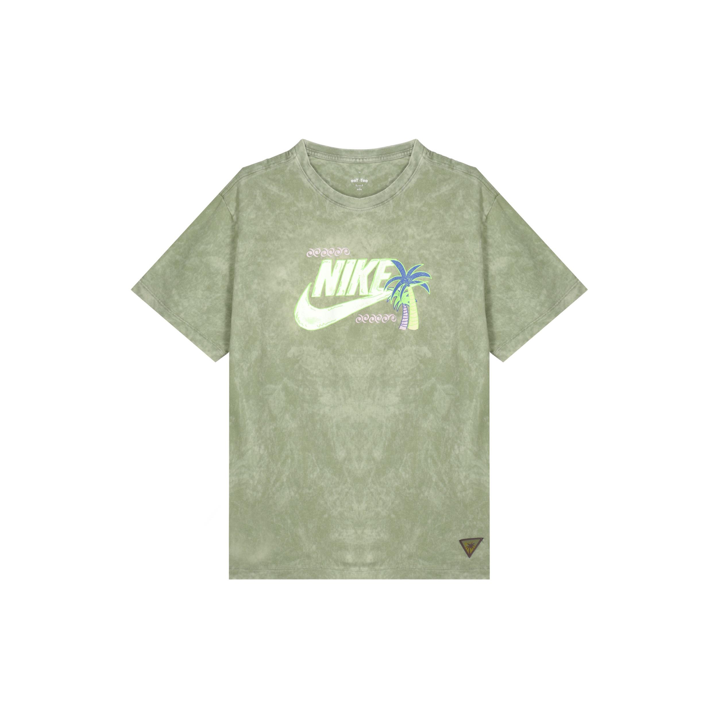Nike Sportswear Coconut Tree T-Shirt Green Men s FB9789-386 S