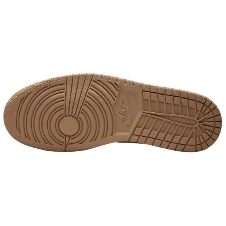New Jordan Air Jordan 1 Anti Slip Wear Resistant Low Top Vintage Basketball Shoes Men's Beige Gray 553558-169