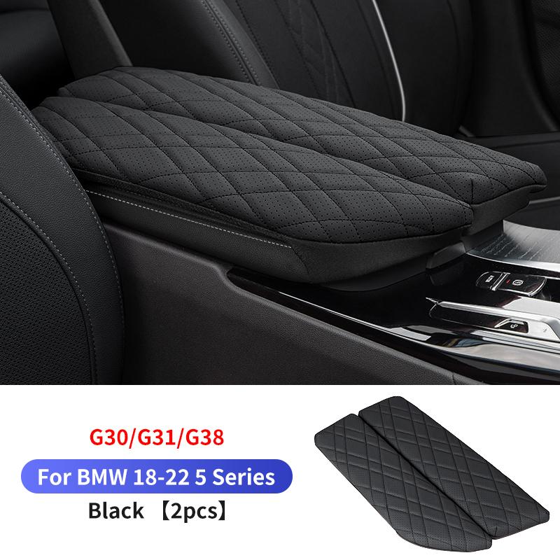 Right Hand Drive Car Armrest Box Cover Cushion Center Console Armrest Protector Pad For BMW 5 Series G30 G32 6GT 2018- RHD