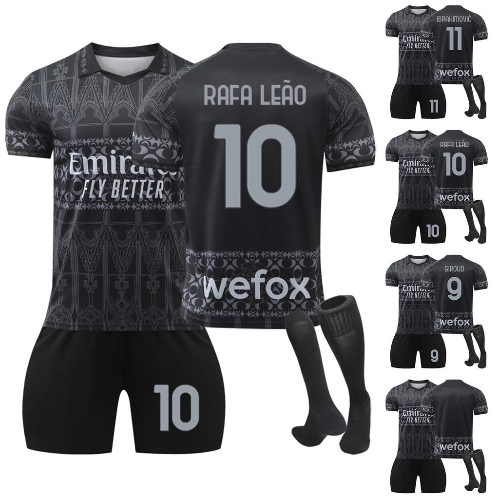 AC. Milan Away Dresy Sportovní tým Uniform Set Set Fotbalový tréninkový oblek