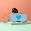 Dustproof Silicone Glasses Case Waterproof Sunglasses Pouch Fashion Storage Bag  for Girls