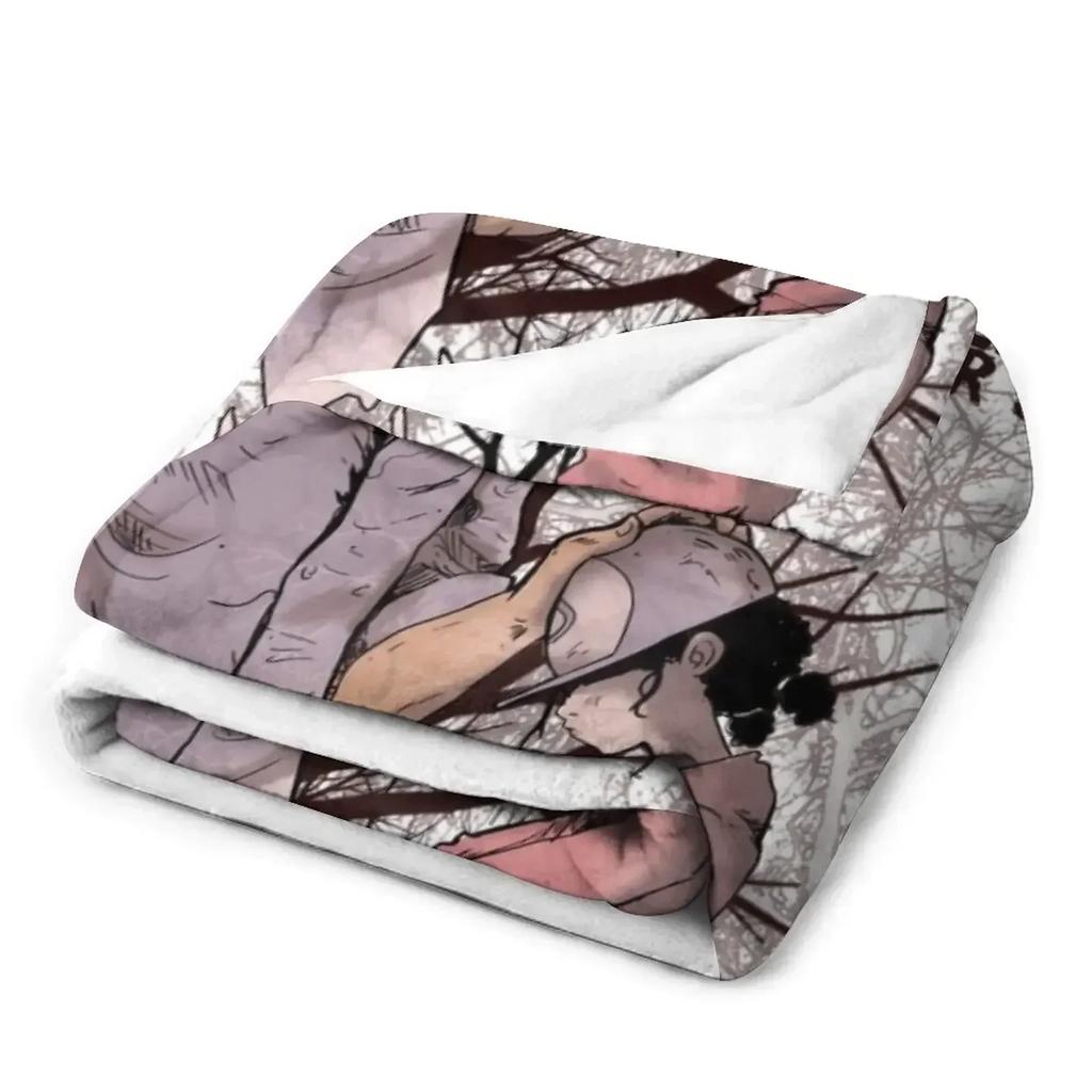 Walking Dead - Lee And Clementine Throw Blanket Durable Warm Blanket For Daily Home Use