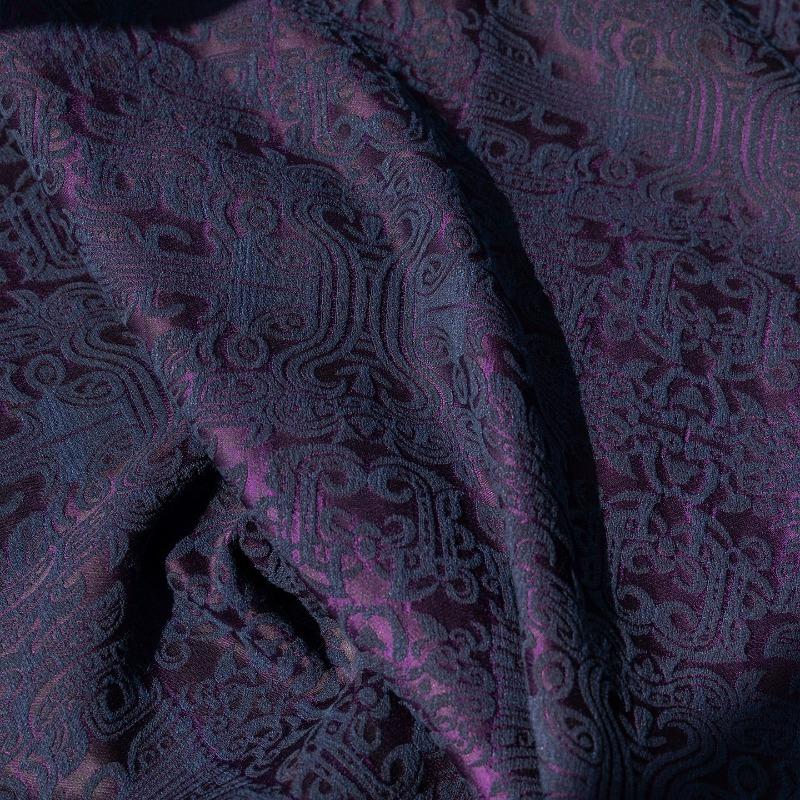 Spring Autumn Jacquard National Style Fabric, Jacquard Oil Silk New Chinese Style Top, Vest Wide Leg Pants Clothing Fabric