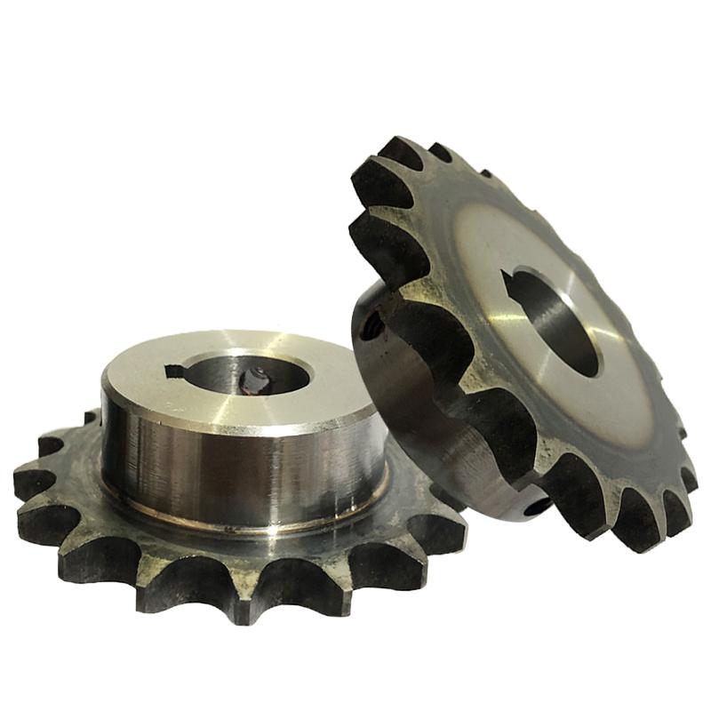 1PC 12-24mm Keyway Aperture 08B Industrial Transmission Sprocket Material 45 # Steel 10/11/12/13/14/15/16/17/18/19/20~/25 Teeth