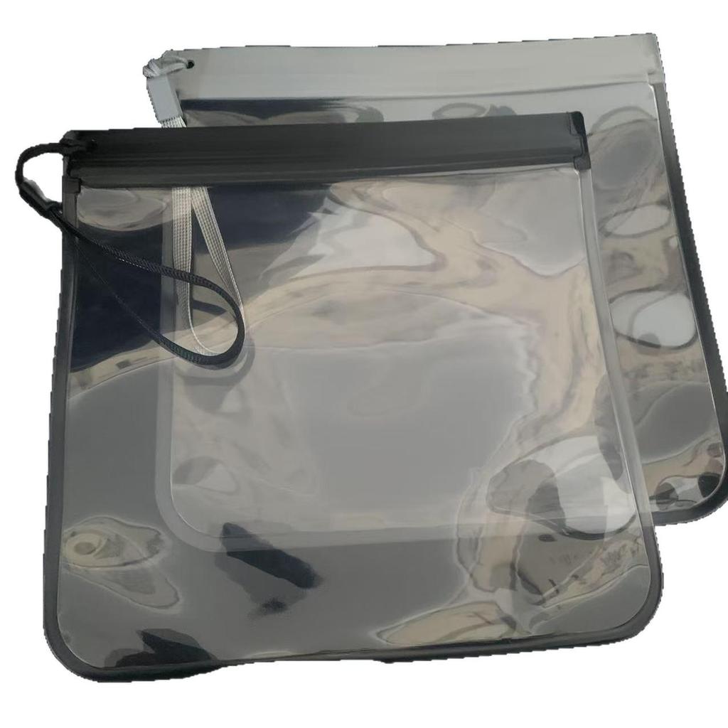 Portable Waterproof EVA Travel Makeup Bag with Transparent Design and Lanyard for Easy Storage