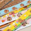 PVC Slap Bracelets Cute Animal Capybara Dinosaur Bees Kids Birthday Party Favors Christmas Souvenir Halloween Decorations Gift