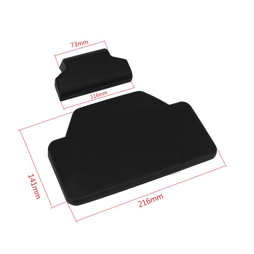 Universal Motorcycle Aluminum Rear Seat Handguard Box