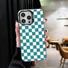 Retro Classic Chess Board Grid Shockproof Phone Case for iPhone 17 Air 16 16E 15 Pro Max 14 Plus 13 Mini 12 Back Cover Anti Fall