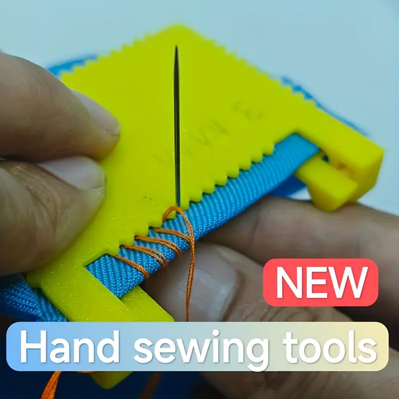 4pcs Manual Heavy-Duty Sewing Guide-Easy-to-Use Handheld Seam Guide for Beginners Elderly & Fabric Repair Durable Plastic