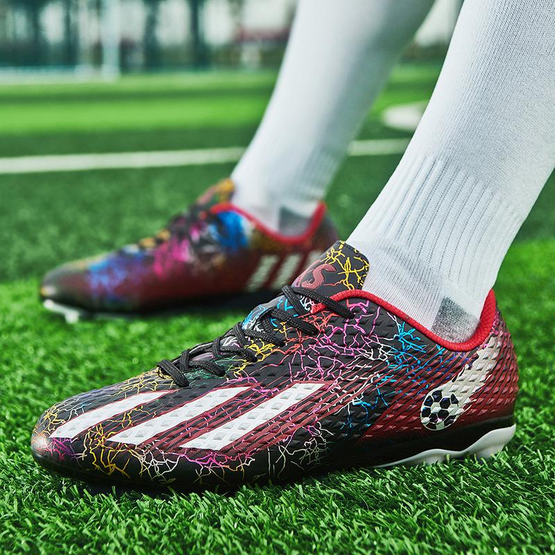 

Футбольные бутсы, настоящие взрослые сломанные ногти TF длинные ногти, мальчики и девочки, ученики начальной и средней школы физкультурные тренировки обувь 33