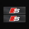 Car logo Interior Sticker Central control Decals Emblem Badge for q2 sline A1 A3 A4 A5 A6 A7 Q3 Q5 Q7 RS3 RS4 RS5 S3 S4 S5 S7