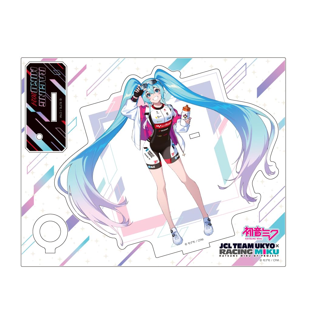Racing Miku 2024 JCL TEAM UKYO Support Ver. Acrylic Pen Stand
