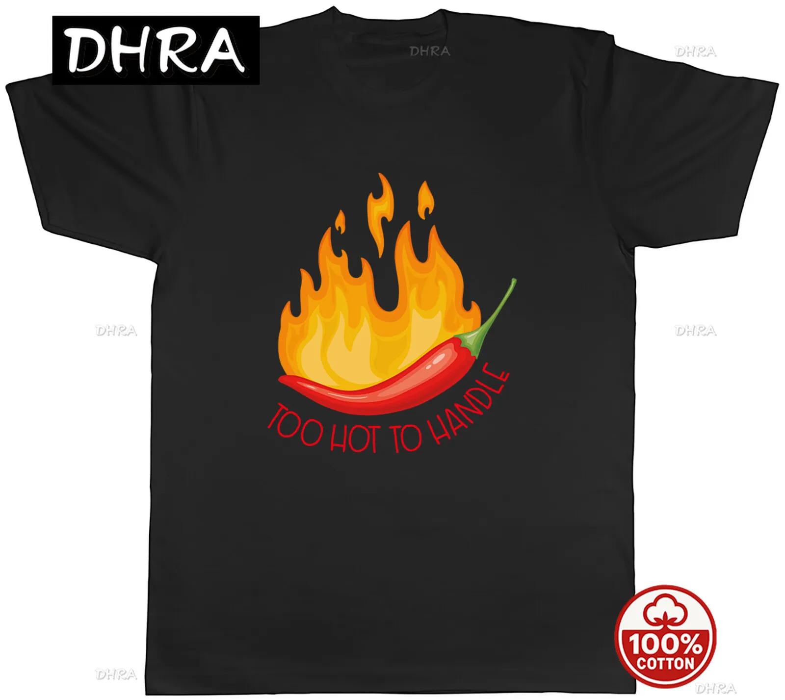 

Red Hot Chili Unisexs TShirt Too Hot To Handle Tee Gift with Retro Camisetas Mujer Tops Cotton Tee Funny Harajuku Gothic T Shirt 4XL