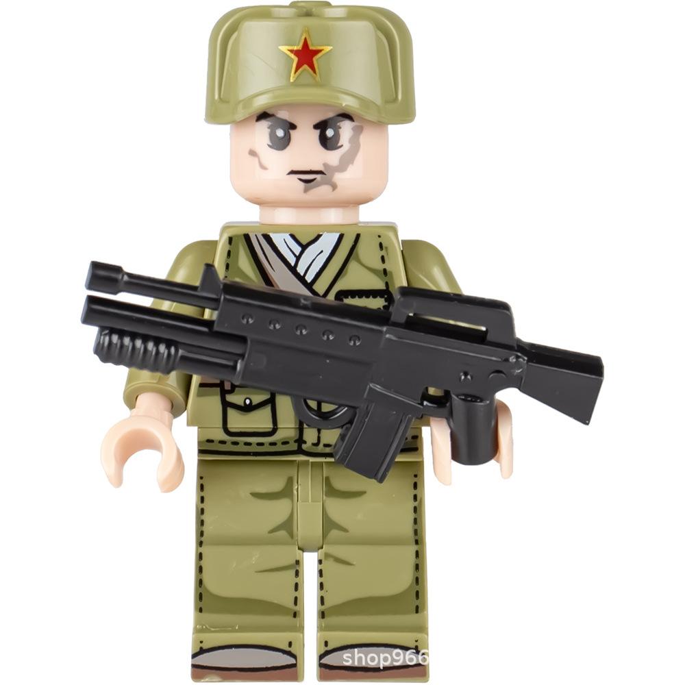 Military Building Block Doll Collection Series Building Block Children'S Toy Assembly