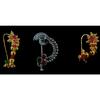 @ Beautiful Maharashtrian Design Nose Pin Pack Of 3 For Women & Girl UKR686_60%OFF