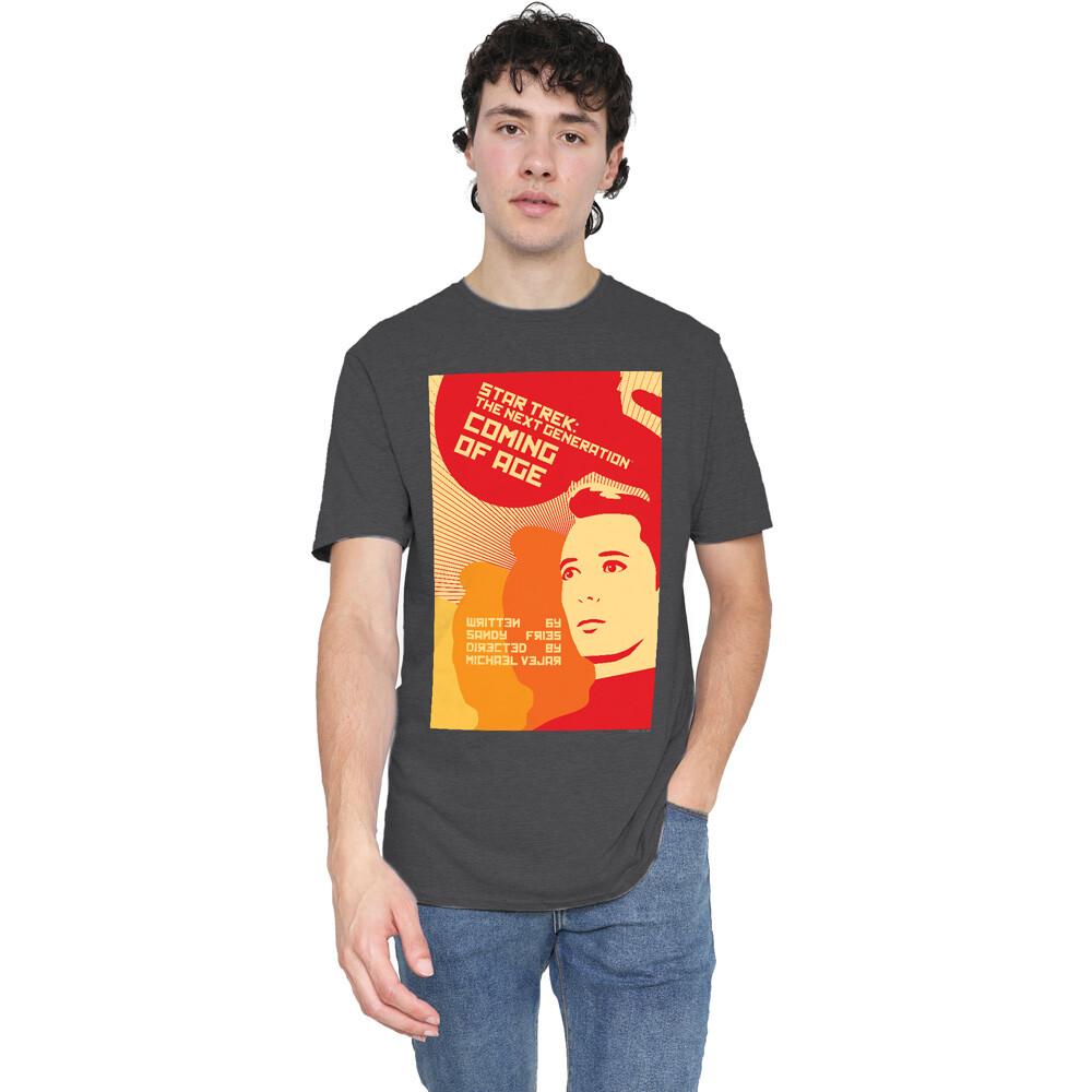 Star Trek TNG Season 1 Episode 19 T-Shirt S-2XL, Charcoal Unisex T-Shirt XXL