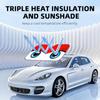 Cute Girl Car Eyes Sun Visor Car Windshield Sun Shade  Front Window Sunshade UV Block Heat Insulation Cover Parasol